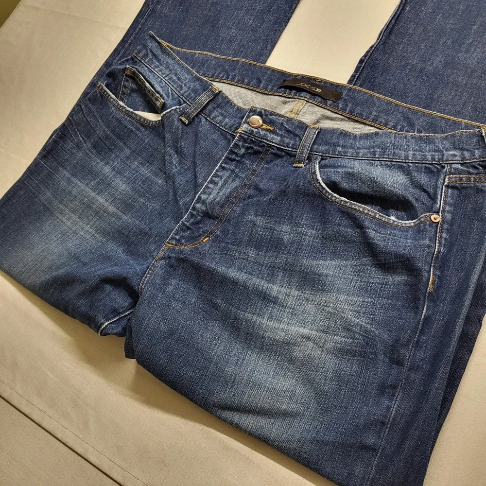 Joes Jeans The Rebel Blue Jeans Straight Leg Relaxed Fit 39/34 Baggy 90s Y2K